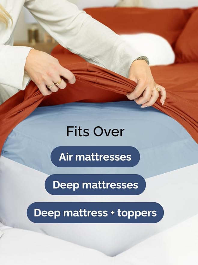 Cooling Bed Sheet Set - King - 6 Piece
