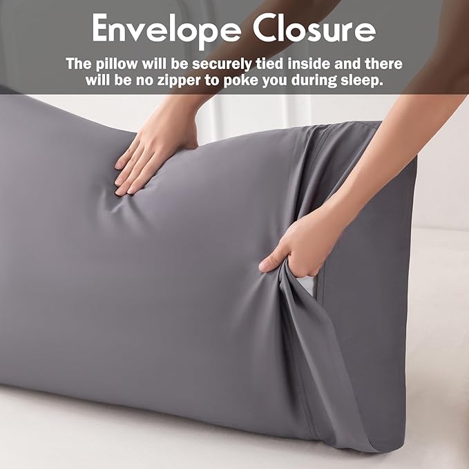Bamboo Cooling Pillowcase Set - King - 2 Pack