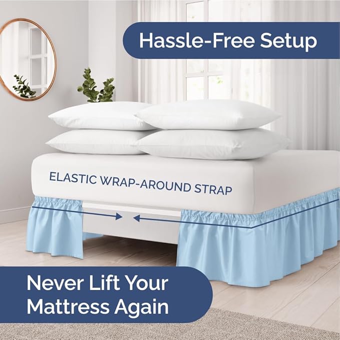 Bed Skirt - King - 18 in Drop