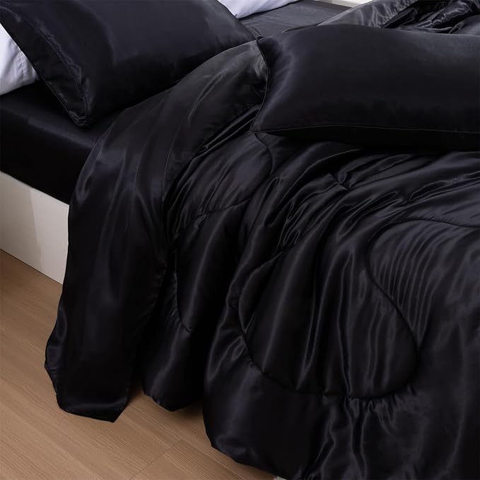 Satin Weighted Comforter Set - King