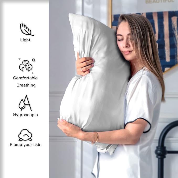 Mulberry Silk Cooling Pillowcase - Queen