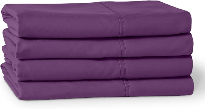 Microfiber Cooling Pillowcase Set - Queen - 4 Pack - 4 Piece