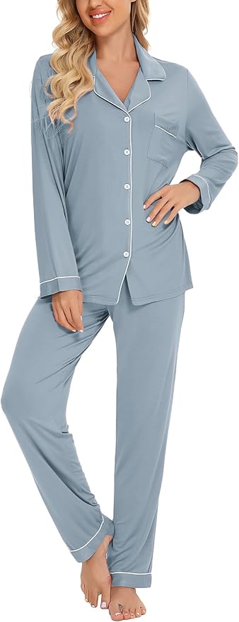 Women's Pants Pajama Set - Long Sleeve - 2 Piece
