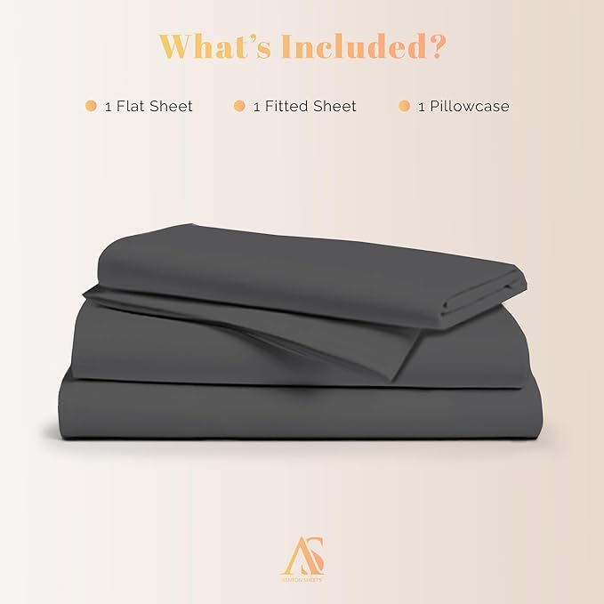 Cooling Bed Sheet Set - Twin XL - 16 in Deep Pocket - 3 Piece