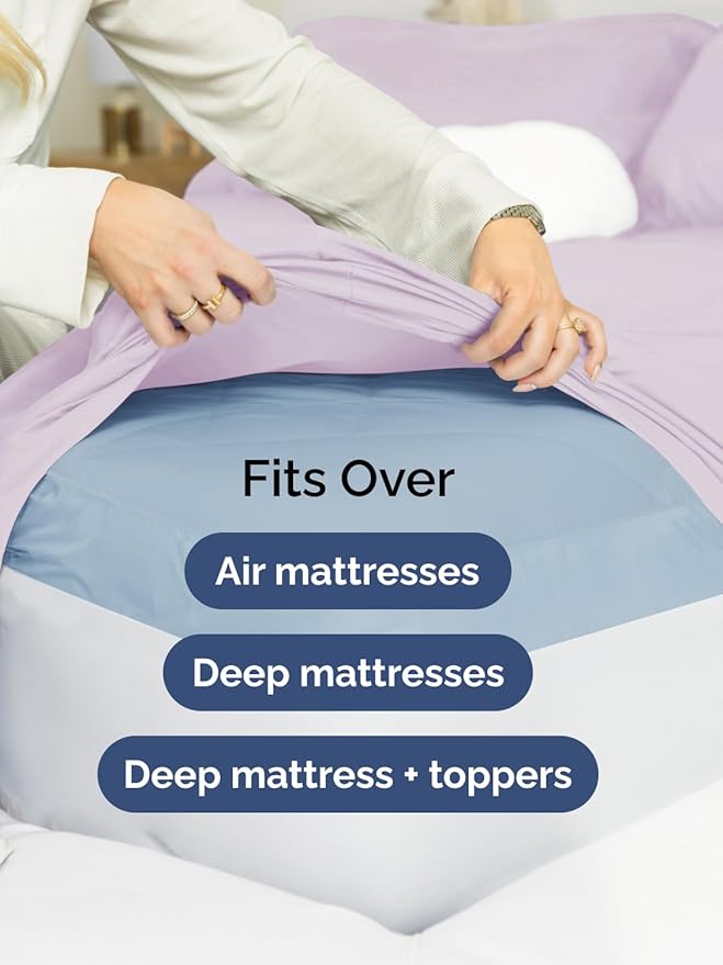 Cooling Bed Sheet Set - Split King - 7 Piece