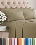 Cooling Bed Sheet Set - King - 16 in Deep Pocket - 6 Piece