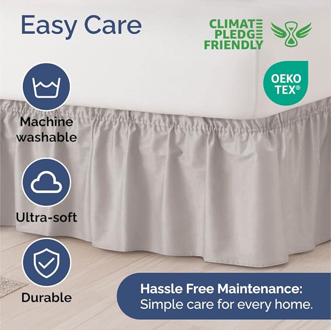 Bed Skirt - Full - 12 in Drop