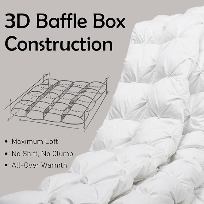 Duvets Down Comforter - Full - 78 x 90 in