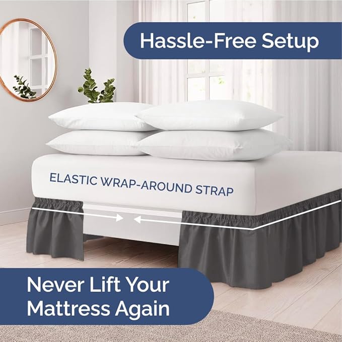 Bed Skirt - Queen - 12 in Drop