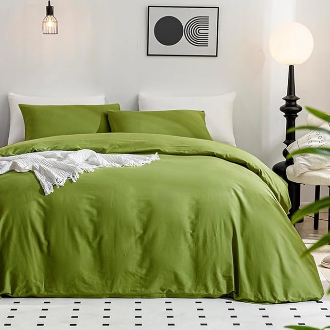 Linen Duvet Cover Set - Queen - 3 Piece