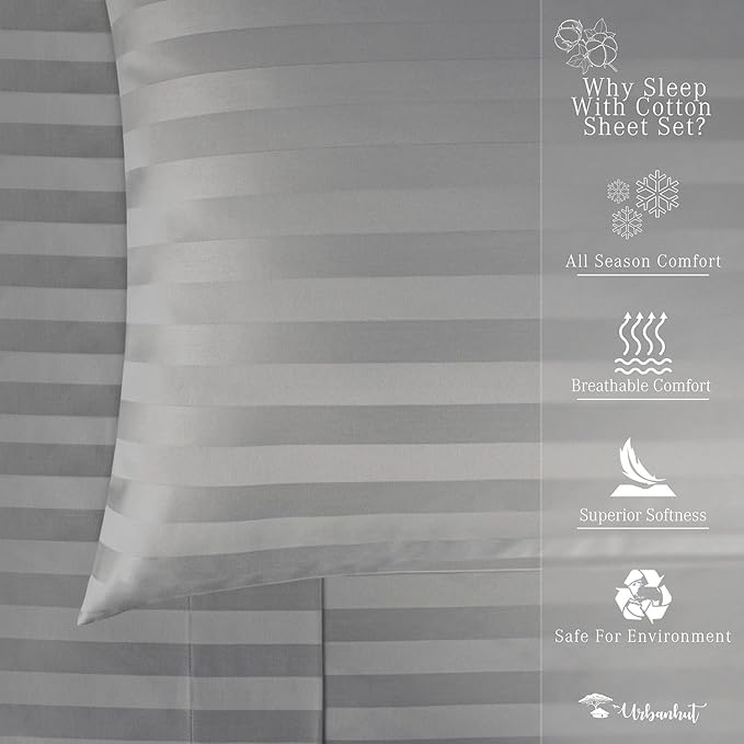 Bed Sheet Set - Queen - 16 in Deep Pocket - 4 Piece