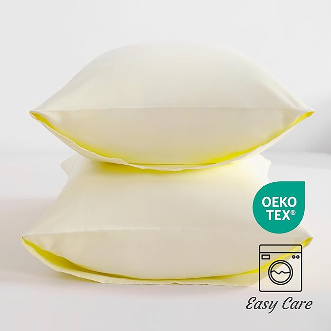 Microfiber Pillowcase Set - King - 20 x 36 in - 2 Pack - 2 Piece