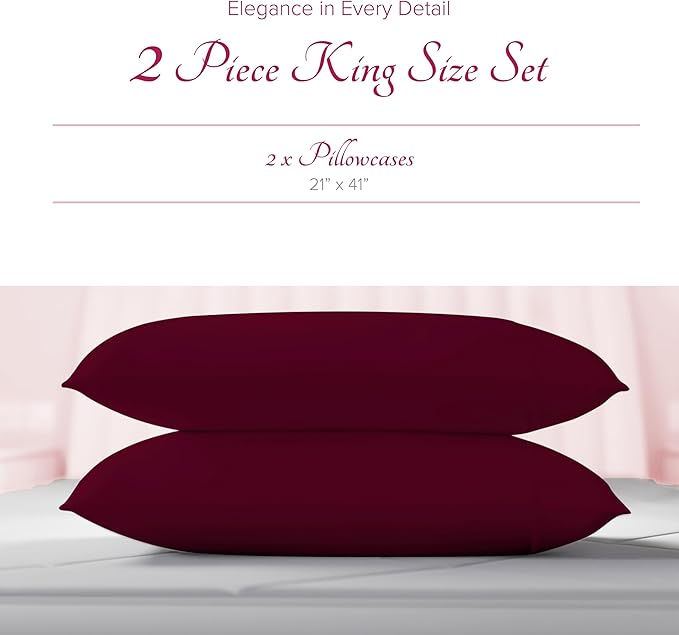 Linen Cooling Pillowcase Set - King - 2 Piece