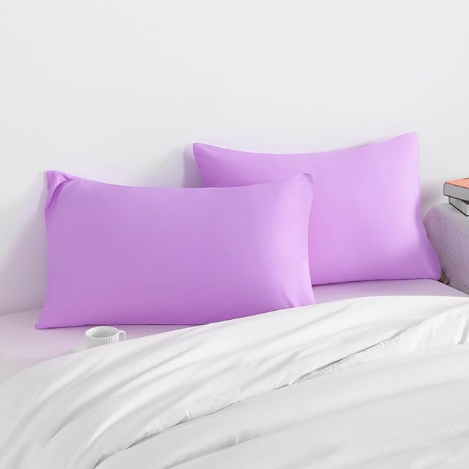 Microfiber Pillowcase Set - 14 x 20 in - 2 Pack - 2 Piece