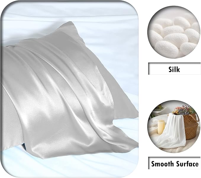 Mulberry Silk Pillowcase Set - King - 2 Piece