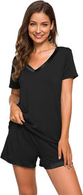Women's Bamboo Cooling Pajama Set - Short Sleeve - 2 Piece