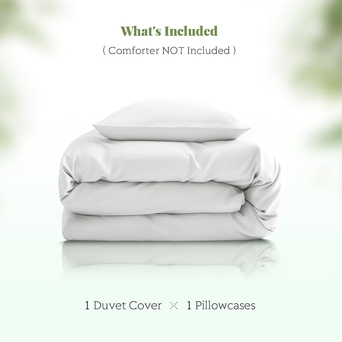 Bamboo Cooling Duvet Cover Set - Twin XL - 2 Piece