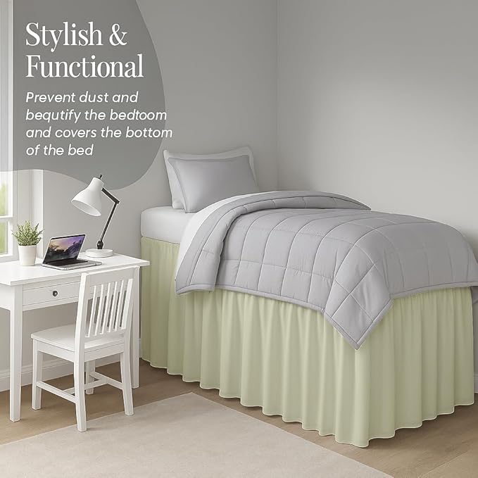Microfiber Bed Skirt - Twin XL