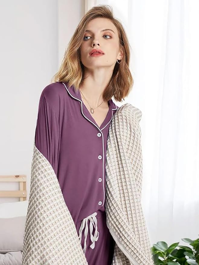 Women's Pajama Set - Long Sleeve - 2 Piece