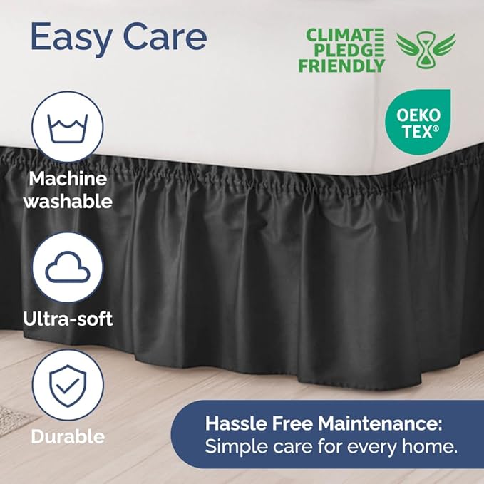 Bed Skirt - Queen - 12 in Drop