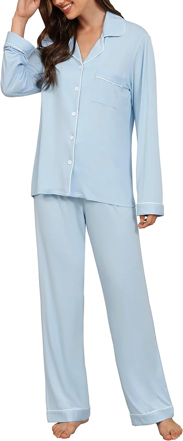 Women's Pajama Set - Long Sleeve - 2 Piece