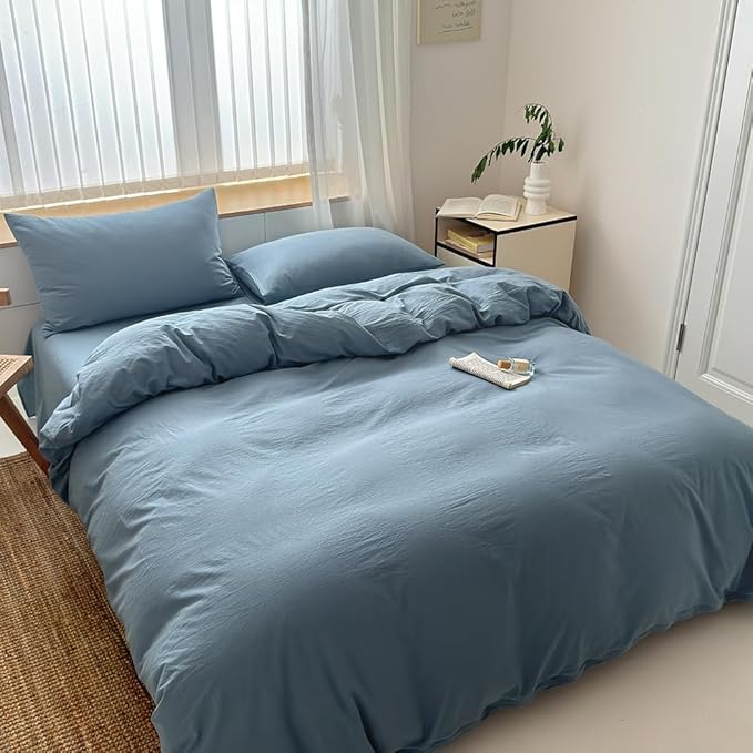 Linen Duvet Cover Set - Full