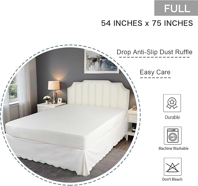 Bed Skirt - Full - 14 in Drop