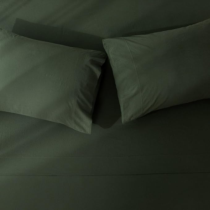 Linen Bed Sheet Set - Twin - 3 Piece