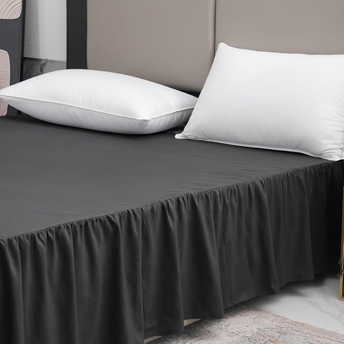 Microfiber Bed Skirt - King - 18 in Drop