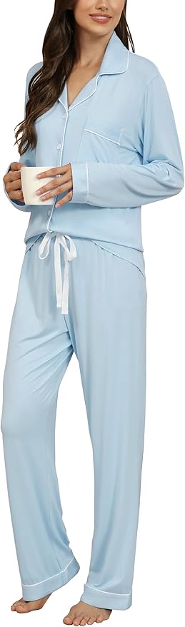 Women's Pajama Set - Long Sleeve - 2 Piece