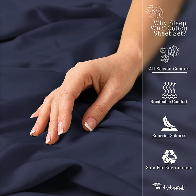 Bed Sheet Set - Twin - 16 in Deep Pocket - 4 Piece