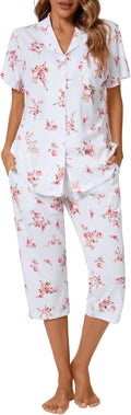 Capri Pajama Set - Short Sleeve - 2 Piece