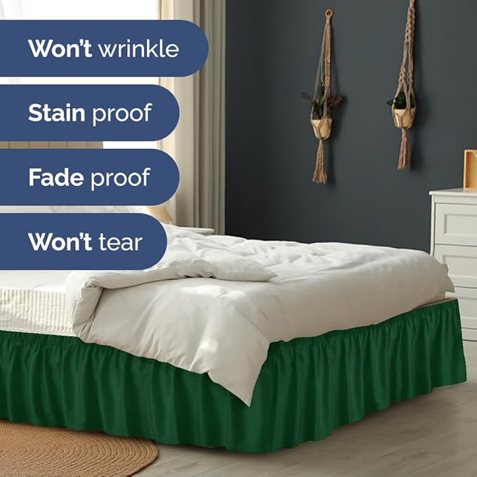 Bed Skirt - King - 12 in Drop