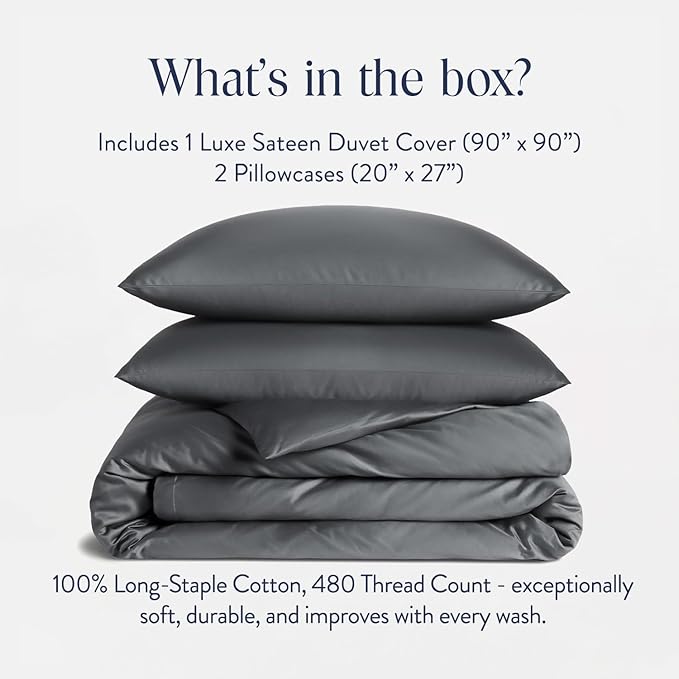 100% Cotton Duvet Cover Set - Queen