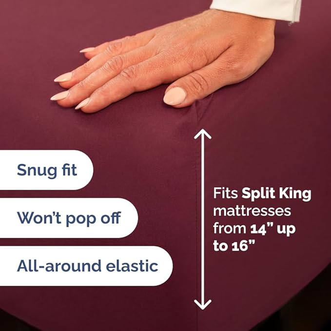 Cooling Bed Sheet Set - King - 4 Piece