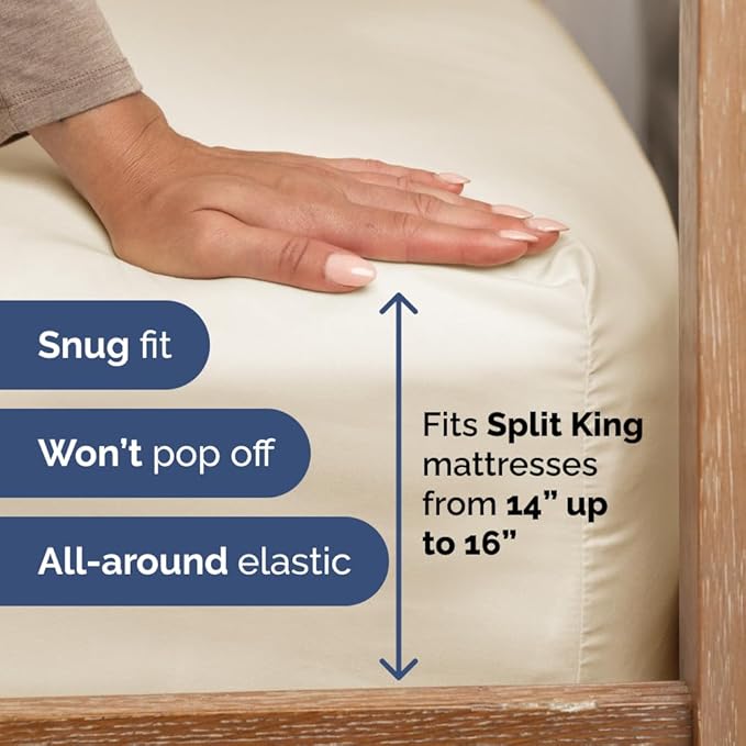 Cooling Bed Sheet Set - King - 4 Piece