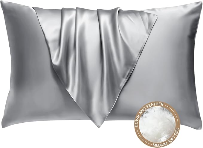Satin Cooling Bed Pillow - Standard