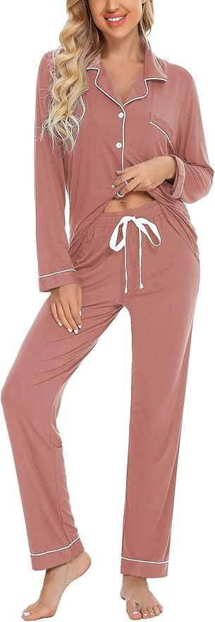 Women's Pants Pajama Set - Long Sleeve - 2 Piece