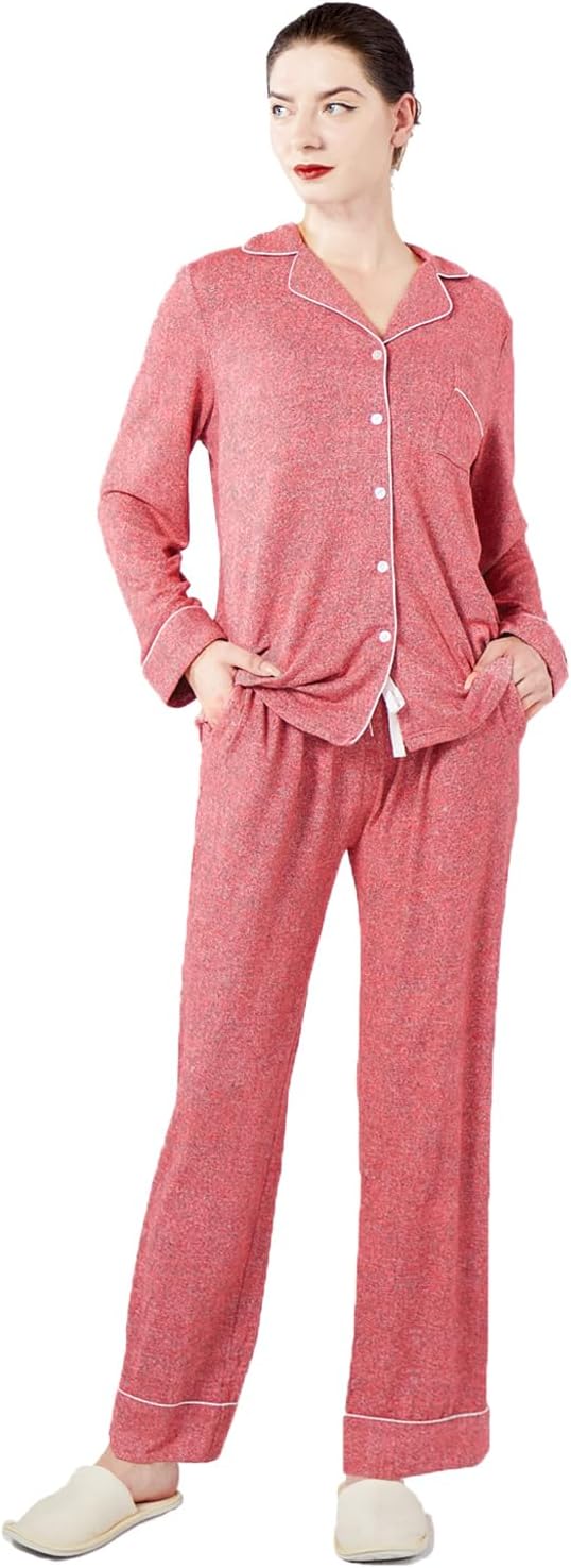 Women's Pajama Set - Long Sleeve - 2 Piece