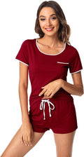 Women's Bamboo Cooling Pajama Set - Short Sleeve - 2 Piece