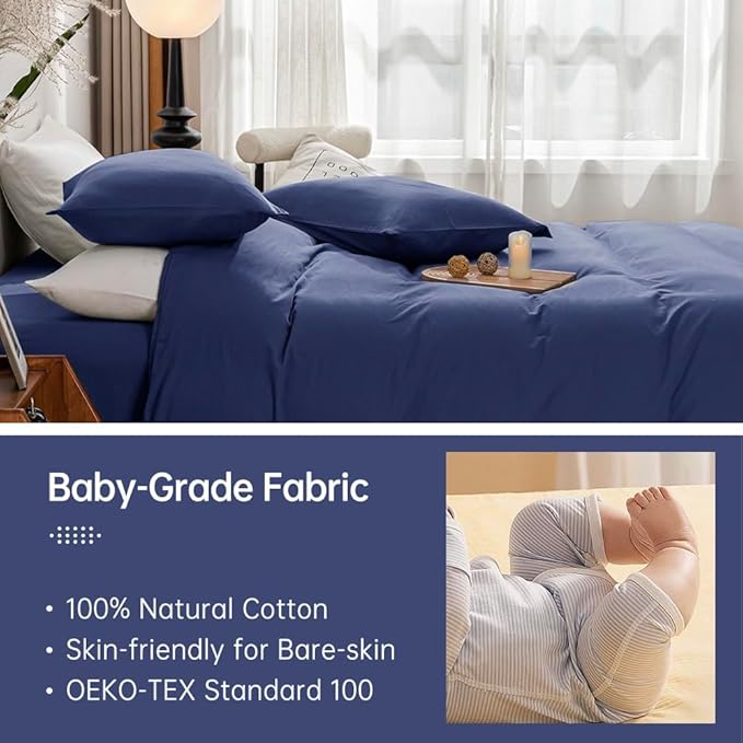 Linen Duvet Cover Set - Twin - 2 Piece