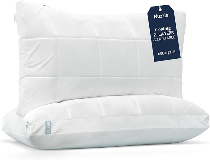 Cooling Bed Pillow - Queen - 2 Piece
