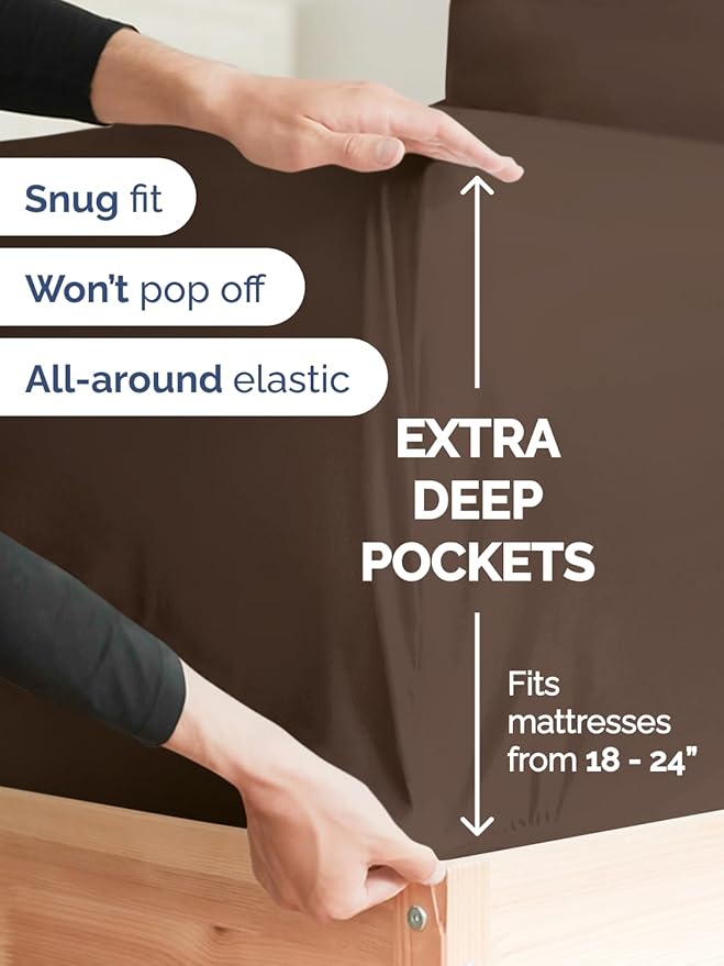 Cooling Bed Sheet Set - Split King - 7 Piece