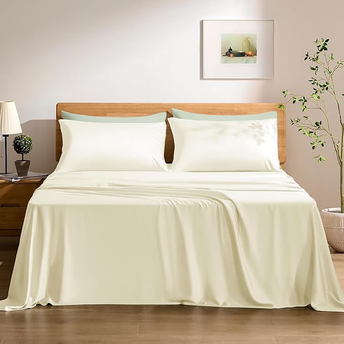 Bamboo Cooling Bed Sheet Set - Twin - 3 Piece