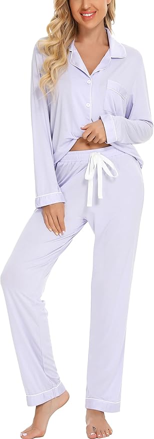 Women's Pants Pajama Set - Long Sleeve - 2 Piece