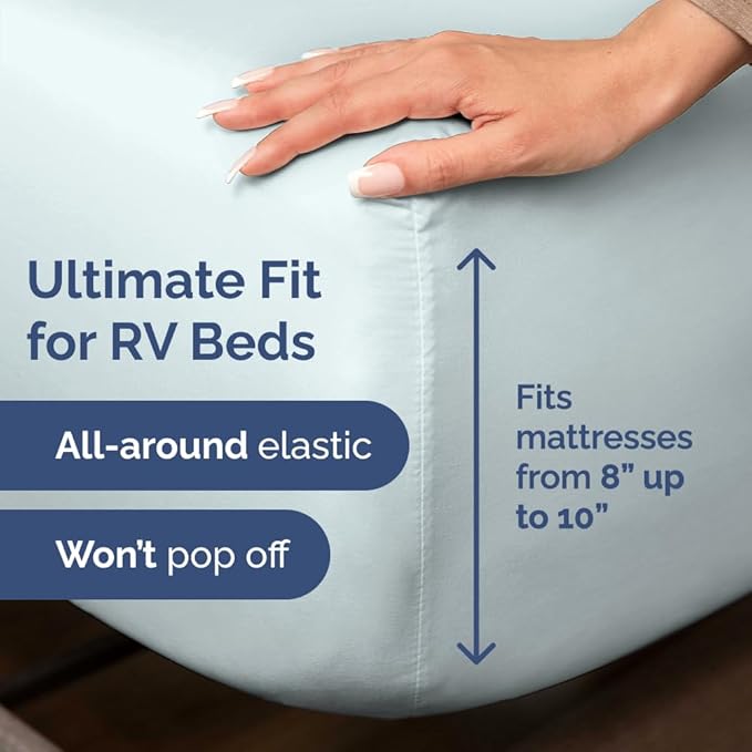 Cooling Bed Sheet Set - Queen - 4 Piece