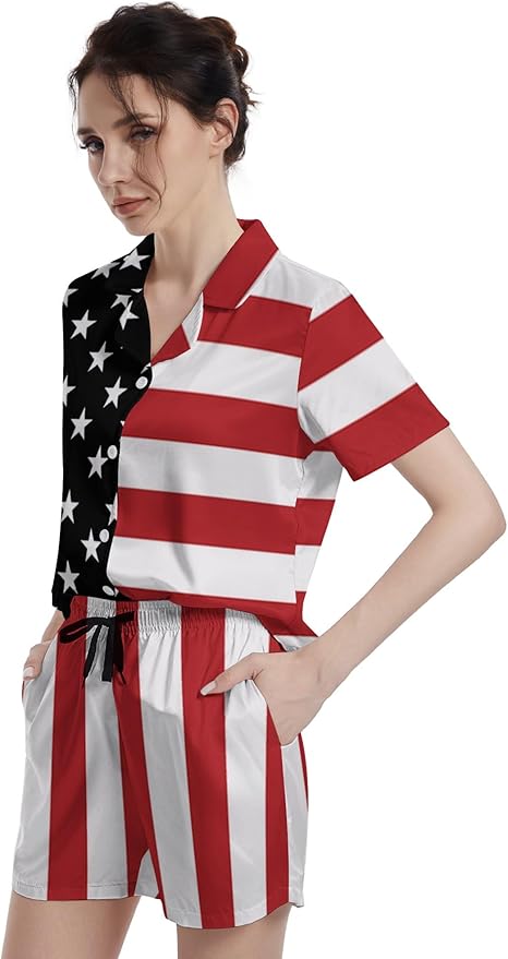 Women's Pajama Set - Short Sleeve - 2 Piece