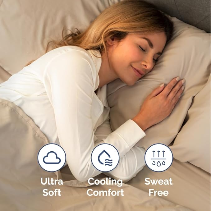 Cooling Bed Sheet Set - Full - 4 Piece