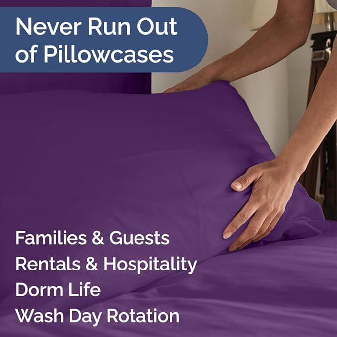 Pillowcase Set - Queen - 6 Piece