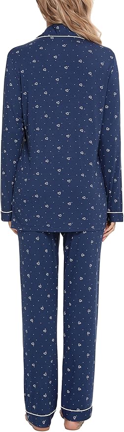 Women's Pants Pajama Set - Long Sleeve - 2 Piece